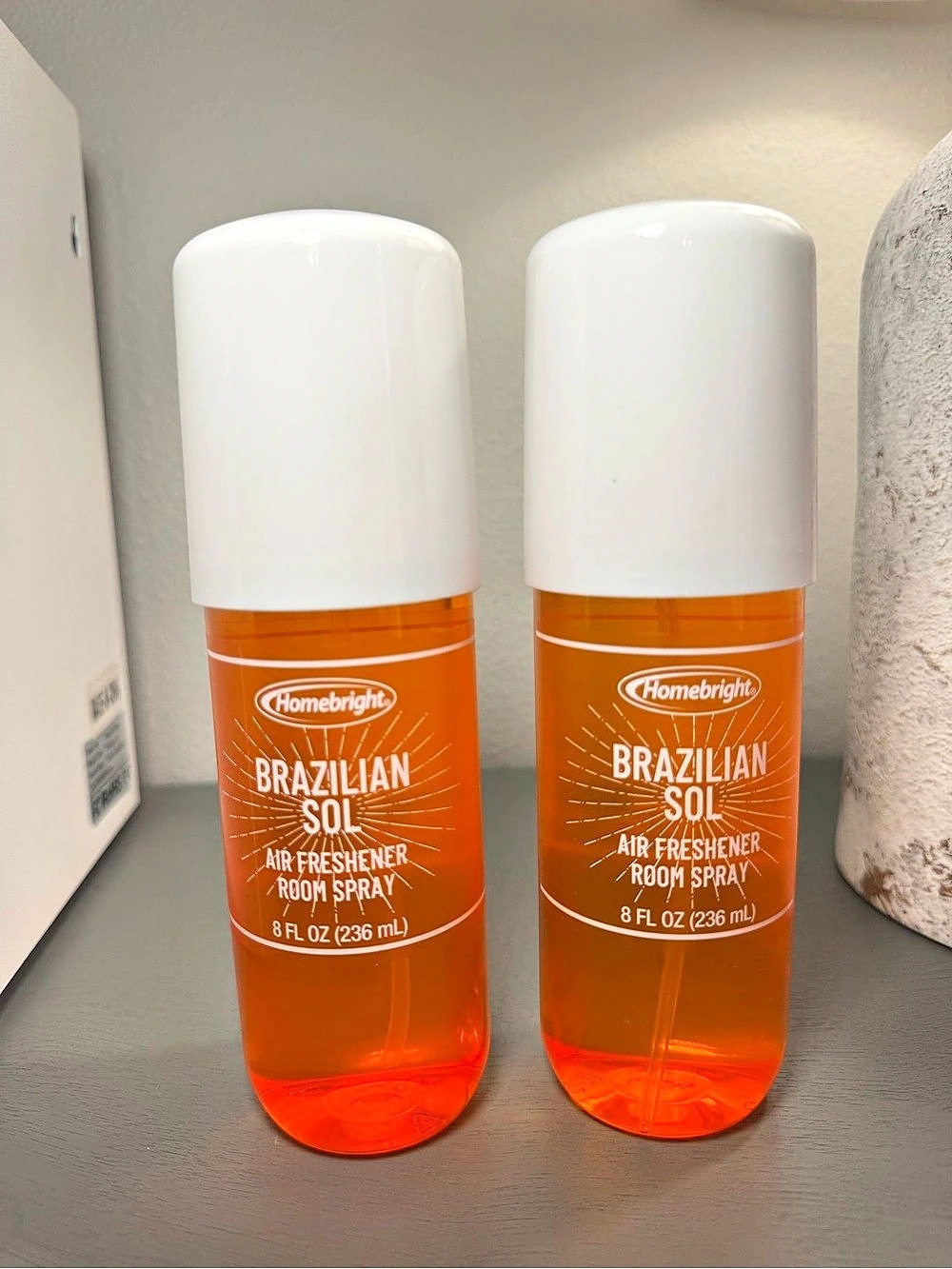 Homebright Brazilian Sol Air Freshener Room Spray 2-Pack NWT